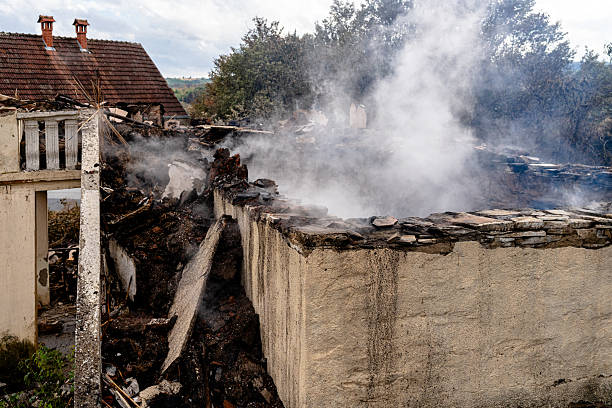 Professional Soot Cleanup technician working in Clifton, VA